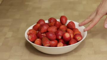 Strawberry jam Usmerjenost srečanje. Jam ohranja barvo in okus svežih jagod