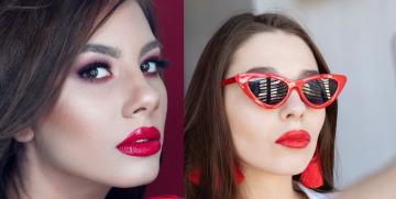 Napake v make-up ustnic ženske, starejše od 50 let, ki so sposobni, da pokvari obraz je (napaka foto in brez mladih deklet)