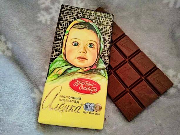 Moderna oblika čokolade Alenka