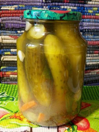 Pickles pozimi brez kis in citronske kisline