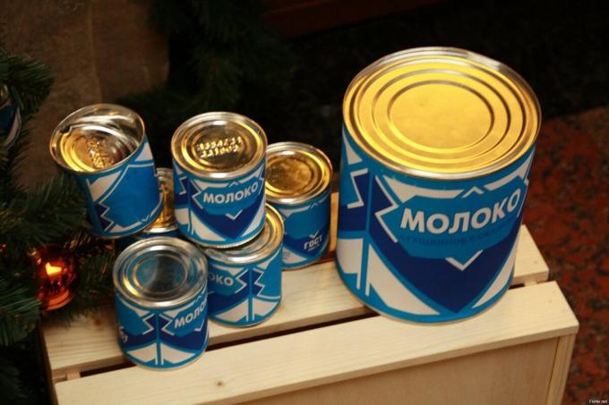 Kondenzirano mleko, ki ga kupite. Fotografije - Yandex. slike